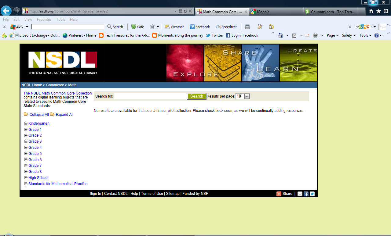 Tech Treasures : Common Core Resources