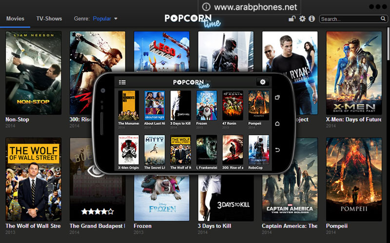 تحميل برنامج popcorn time للايفون