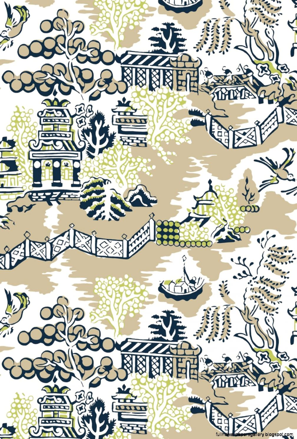 Thibaut Chinoiserie Wallpaper | Full HD Wallpapers