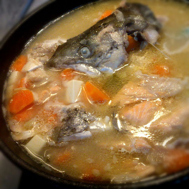I Hungry Lah! Salmon Fish Head Miso Soup