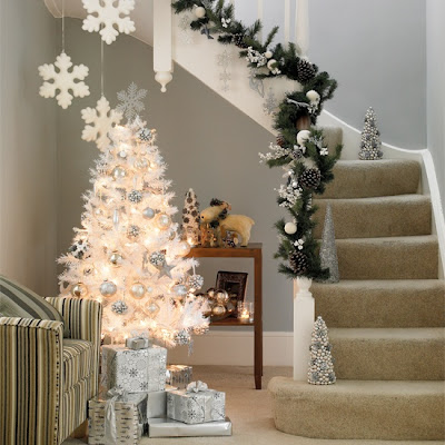 Christmas Decoration: Ideas for White Christmas trees!! | Before ...
