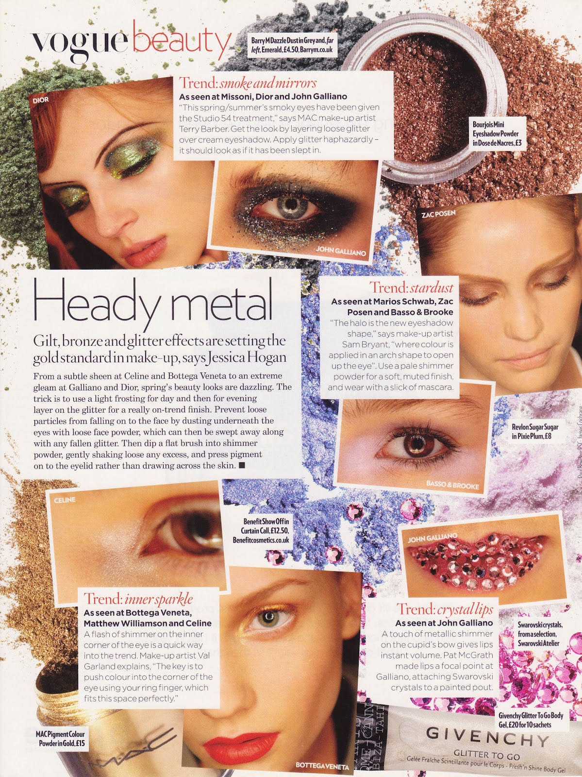 L.F MAKEUP FAVOURITE TEAR SHEETS