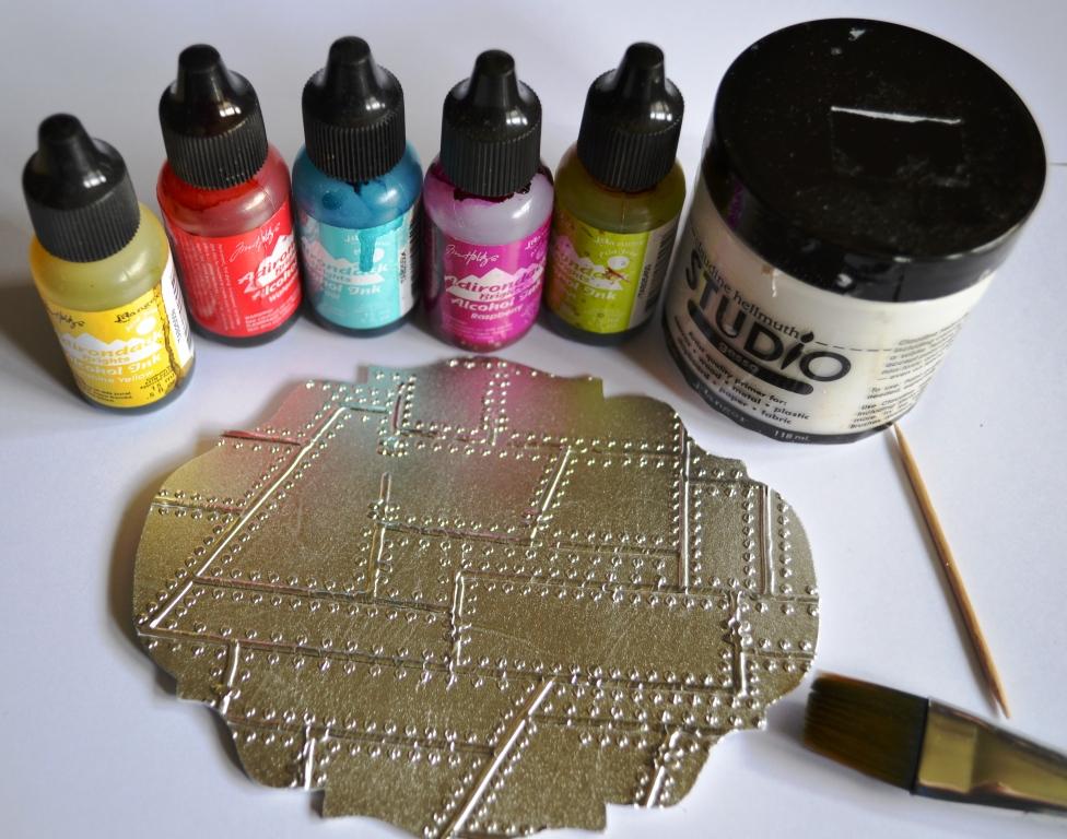 The Artistic Stamper Creative Team Blog Gessoing with Alcohol Inks