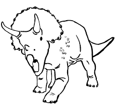 Triceratops coloring page 10