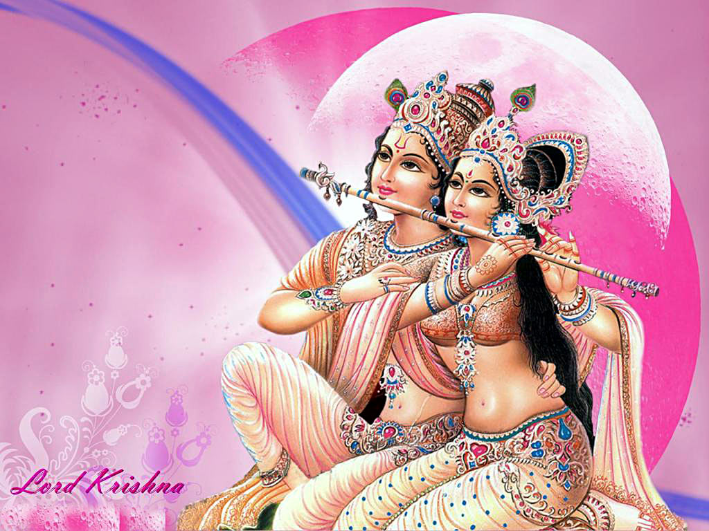 Hindu God Krishna and Radha