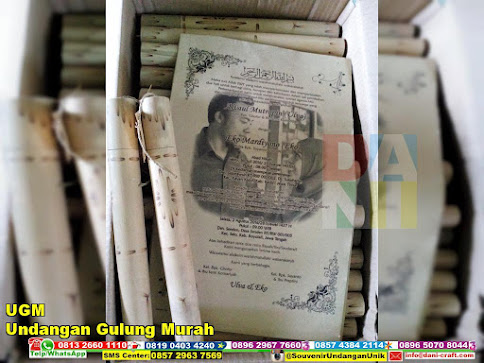 jual Undangan Gulung Murah