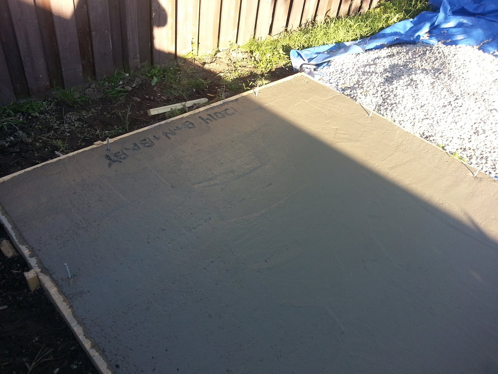 Do It Yourself Builds How to Pour a Concrete Pad for Shed