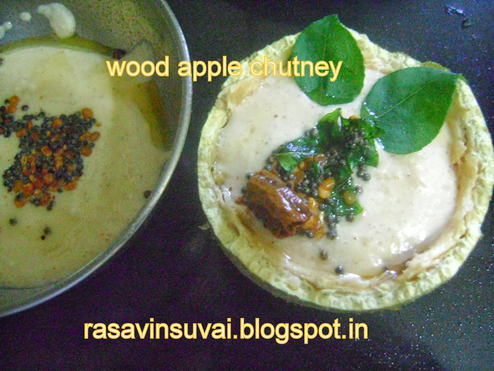 Raji Ramakrishnan WOOD APPLE CHUTNEY, BEL FRUIT CHUTNEY, ELEPHANT APPLE, MONKEY FRUIT