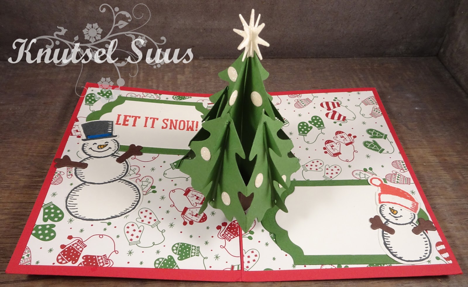 Knutsel Suus De eerste kerstkaart Knutsel Suus De eerste kerstkaart