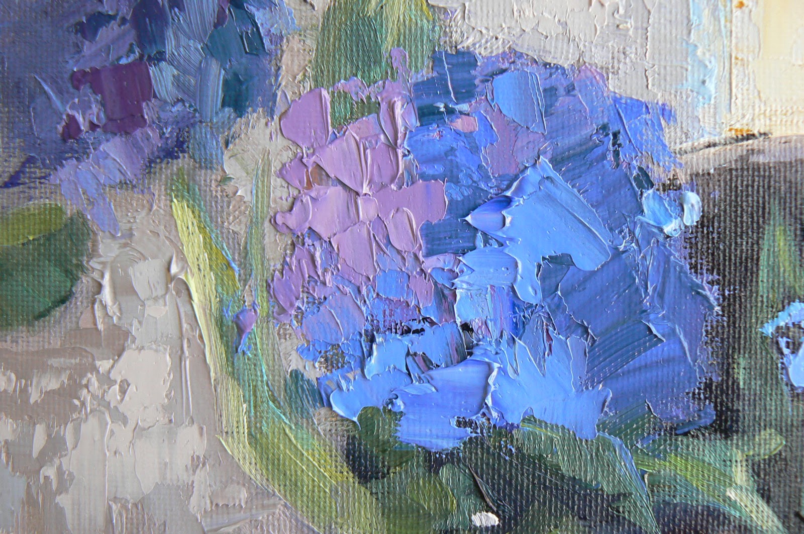 Palette Knife Painters, International Flower Painting, Daily Painting