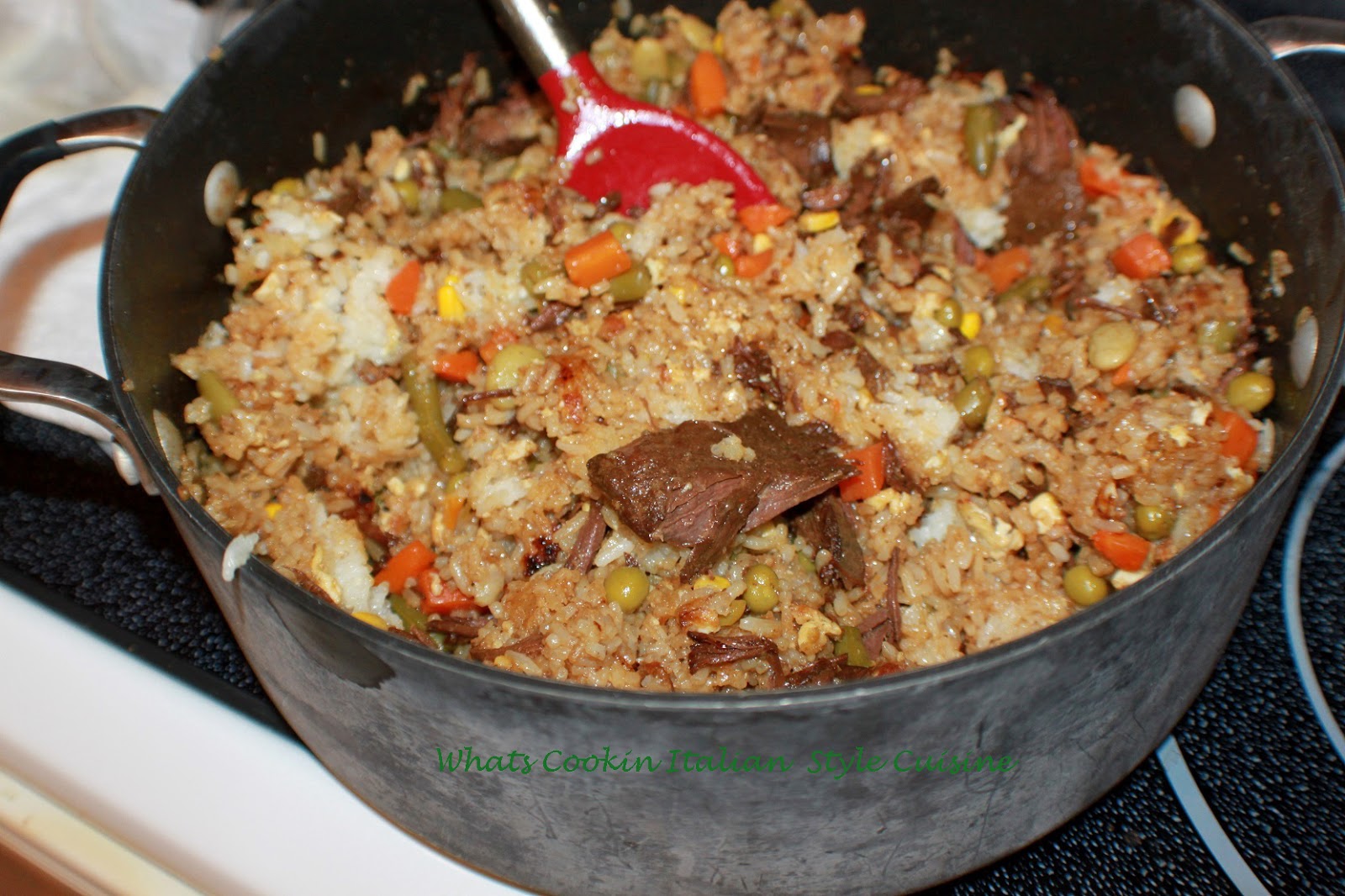 Venison Fried Rice What's Cookin' Italian Style Cuisine