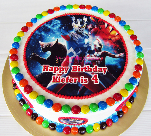 Ultraman Birthday Cake