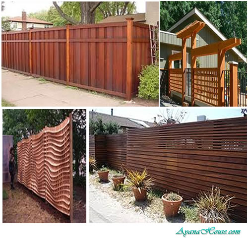 wooden fence designs