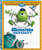 monsters university blu-ray dvd 3D