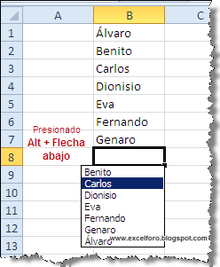 Texto predictivo en lista desplegable excel Clearance