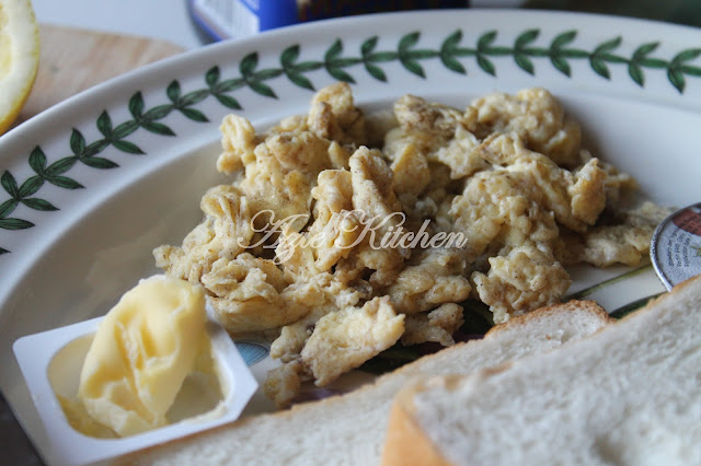 Scramble Egg Untuk Sarapan Sihat