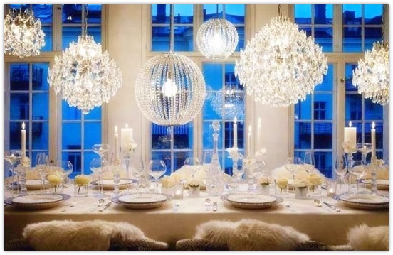 dining room crystal chandelier lighting
