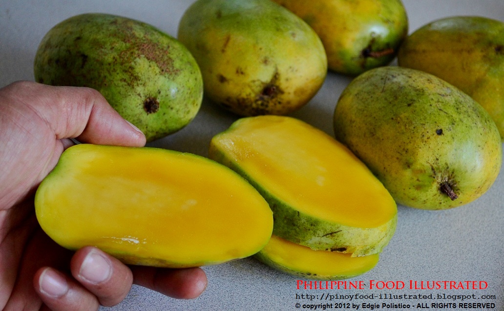 Philippine Food Illustrated: evergreen mango