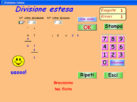 Verifiche Matematica Scuola Primaria Risorse Divisioni In Colonna Con Una Cifra Al Divisore