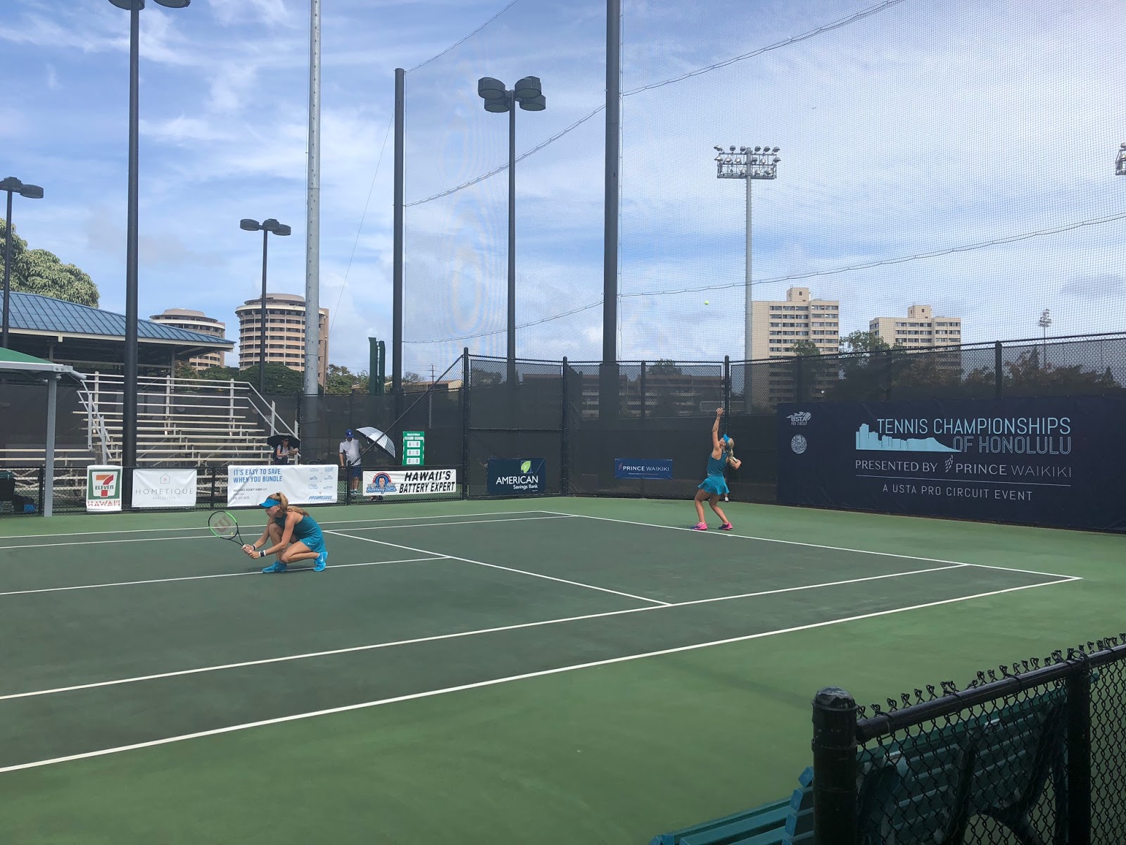 さとうあつこのハワイ不動産 Tennis Championships of Honolulu Day 4 テニスチャンピオンシップスホノルル4日目