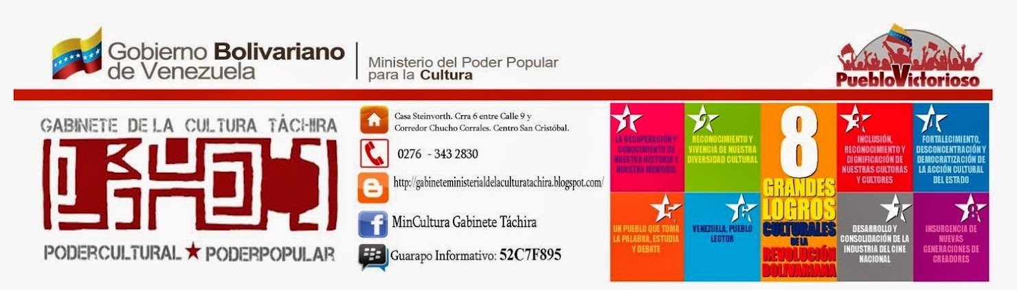 Gabinete Ministerial de la Cultura Táchira