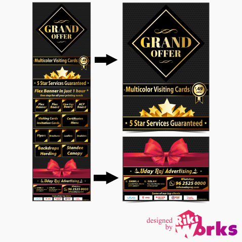 Advertising Agency Banner Riki Works Graphic Designer Seo And
