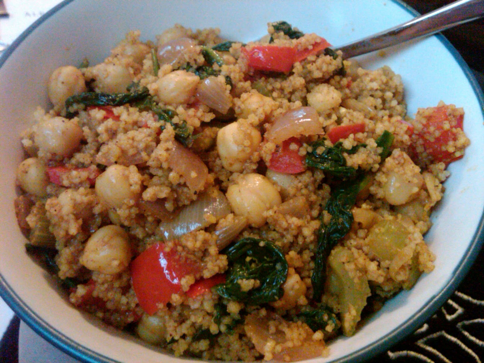 Legally Delicious Moroccan Chickpeas, Veggies, and Couscous