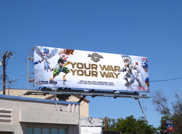 Summoners War Your war Your way 2016 billboard Summoners War Your war way 2016 billboard
