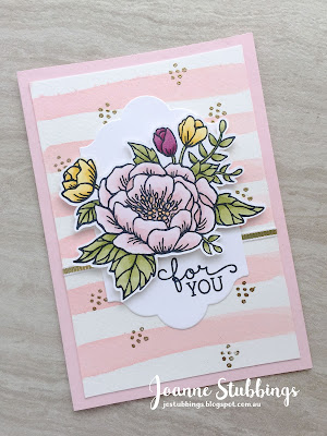 Jo's Stamping Spot - ESAD 2018 Retirement List Blog Hop using Birthday Blooms by Stampin' Up!