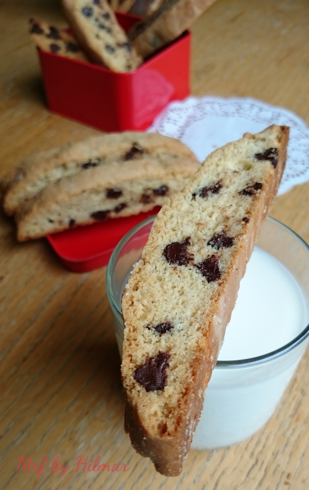 Mis recetas favoritas Biscotti con chispas de chocolate
