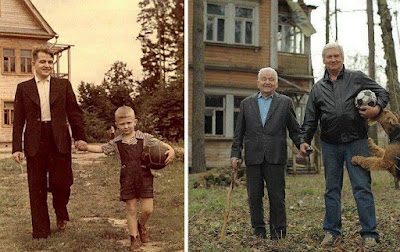 15 Peoples Recreated their Childhood Photos