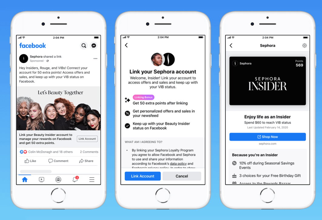 Facebook's New Program Will Let Users Link Their Brand Loyalty Accounts To Facebook App