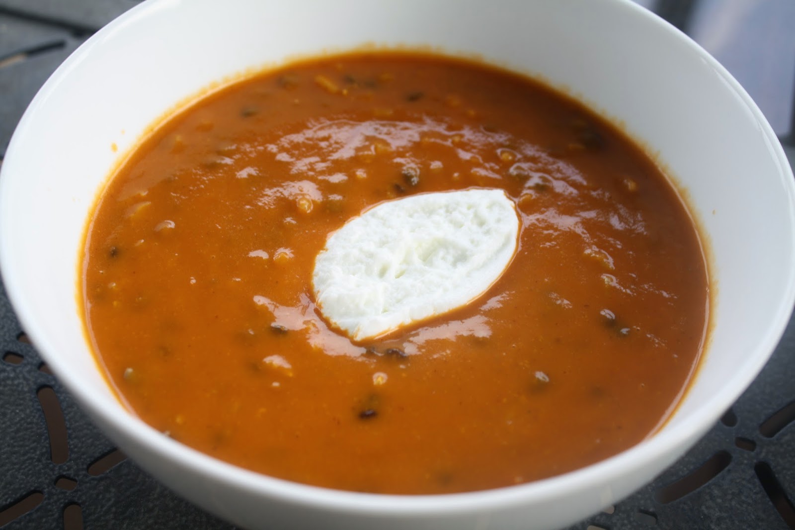 Jourdan Leigh in the kitchen Spicy Curried Tomato Lentil Soup