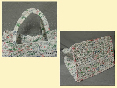 Sacola, tipo cesto Capas, Sacos e Sacolas