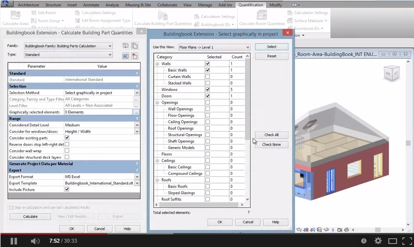 Roombook Areabook Buildingbook Extension for Autodesk Revit 2015