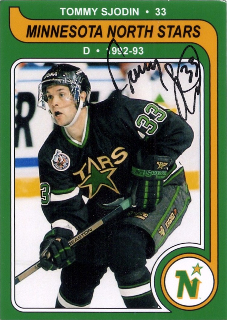 Minnesota Sports Autograph Project TOMMY SJODIN
