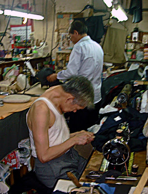 Chinese tailors at work