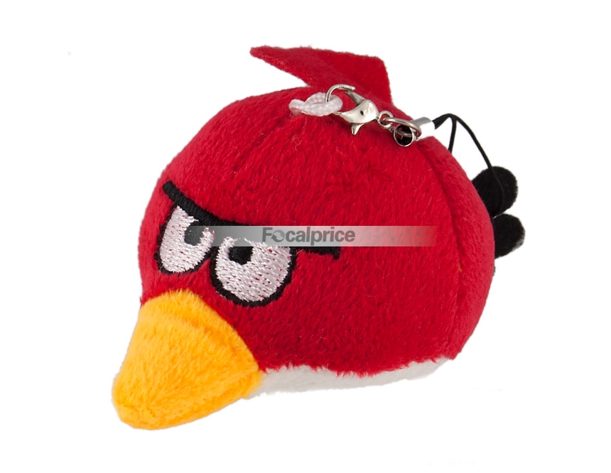 Stuffed Angry Birds Keychain String 5PCS Products Made in