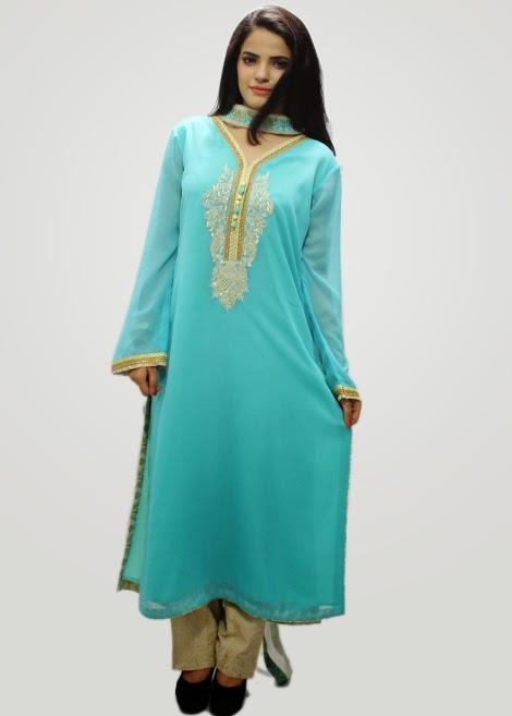 New Pk-Fashion: Deepak Perwani Newest Eid ul Fitr Option 2014 for Women
