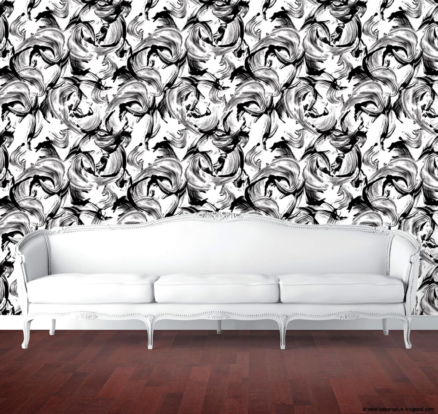 Temporary Wall Paper Black and White