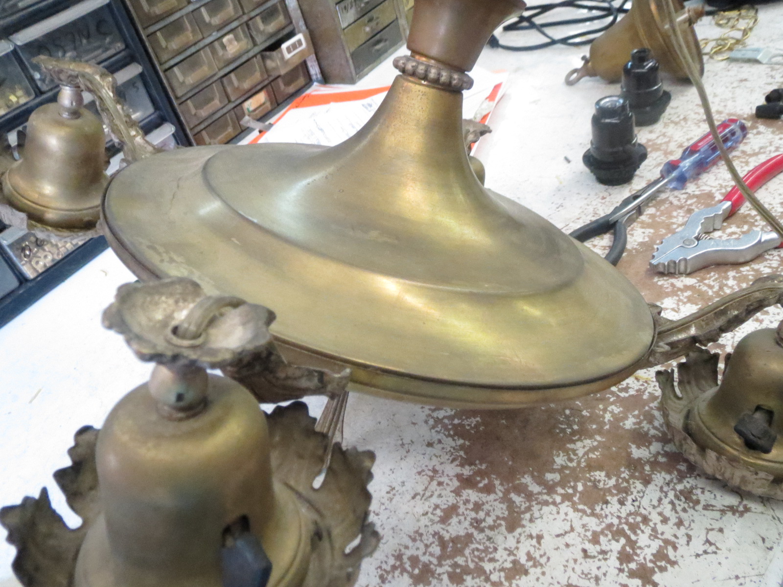 Lamp Parts and Repair Lamp Doctor Antique or Vintage Chandelier Gold