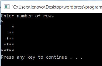 All C Programs: Symbol Pattern Programs in C