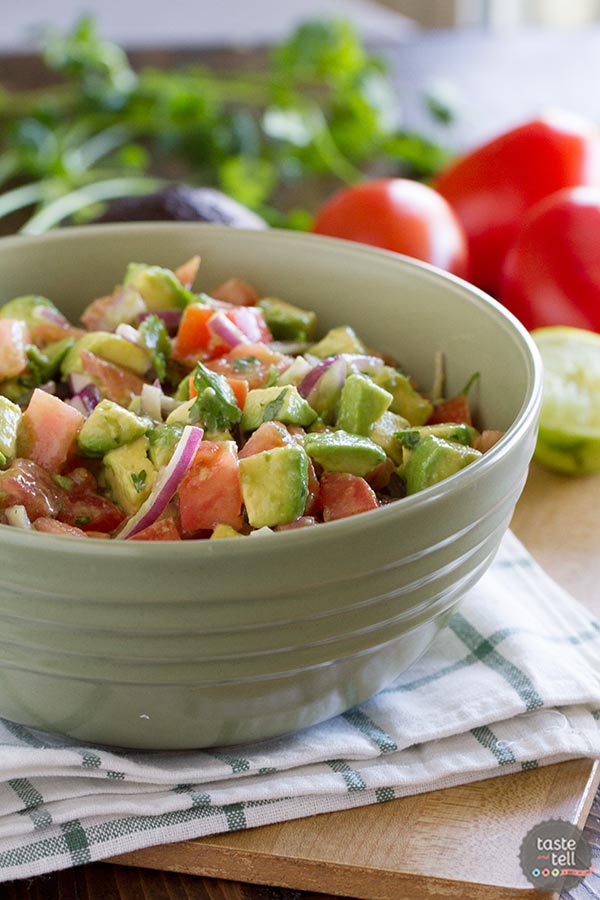Avocado and Tomato Salad healthy weight watchers recipes