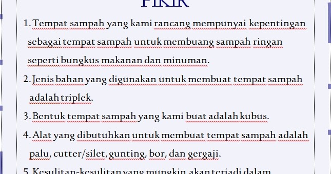 PGBU (Pikir Gambar Buat Uji) Tempat Sampah PGBU (Pikir Gambar Buat Uji) Tempat Sampah