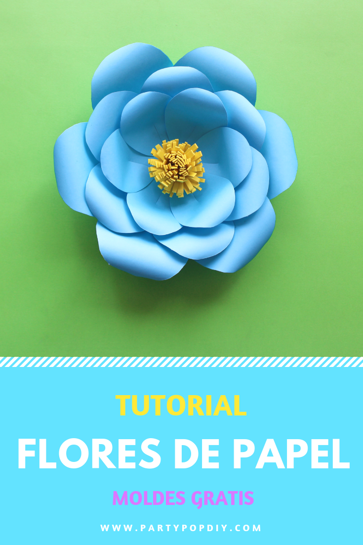 Como hacer flores de papel 🌸🌹🌼 | PartyPop DIY