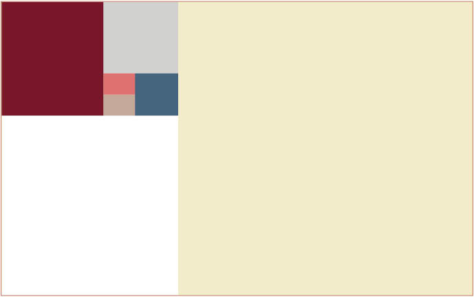 Proyecto decorativo paleta de color