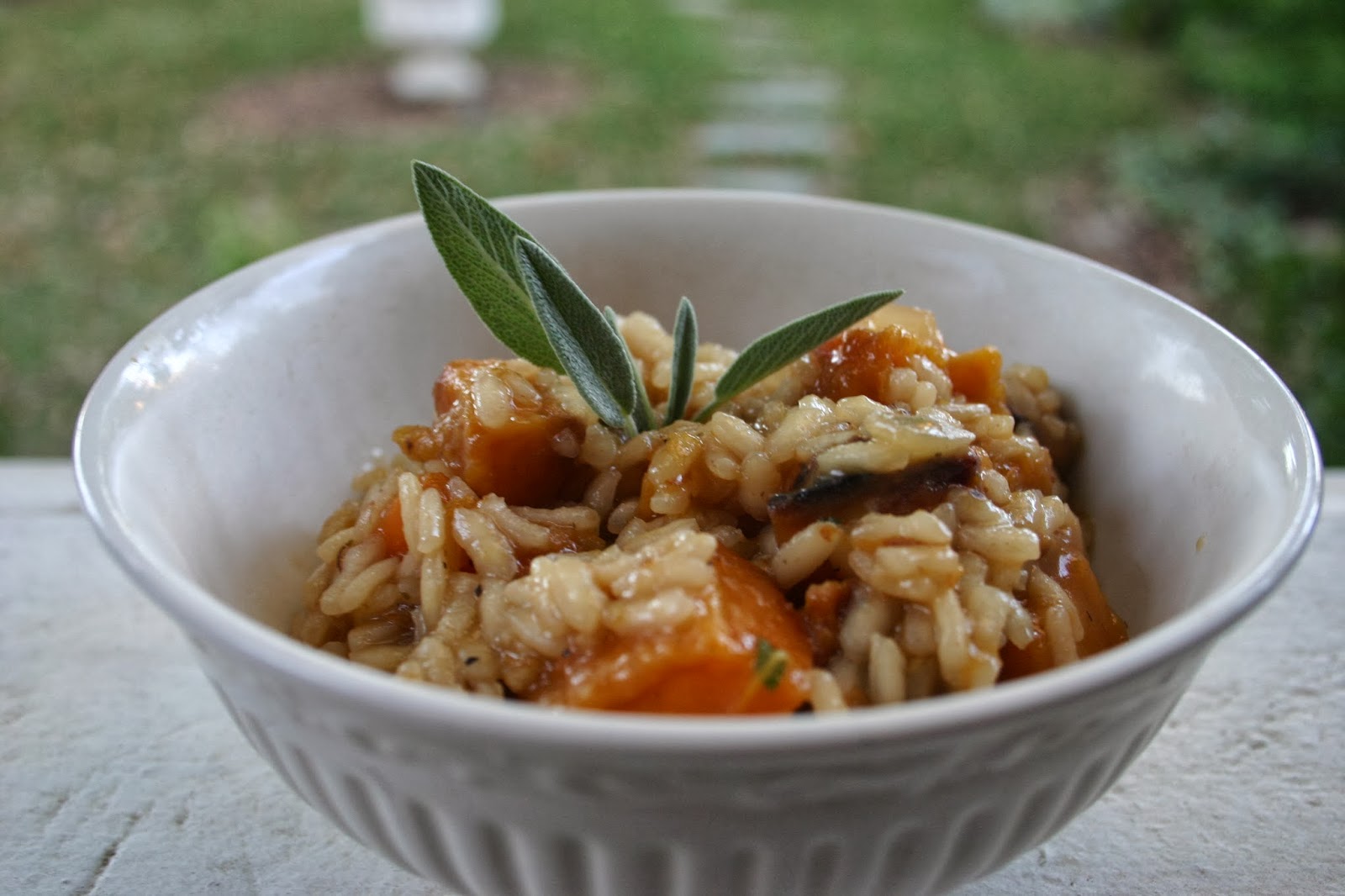 roasted butternut squash risotto - The Gardener&amp;#39;s Cottage