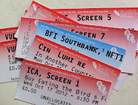 A small selection of my festival tickets