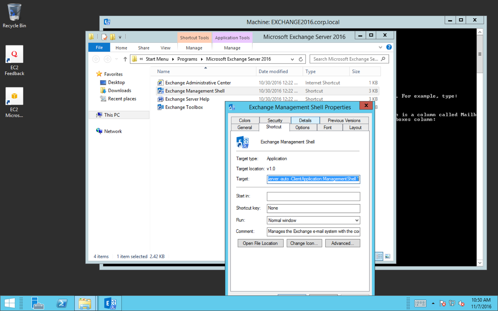 How to Schedule an Exchange PowerShell Script in Task Scheduler