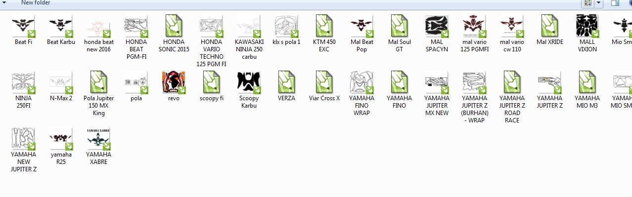 Menarik 12 Download Pola Stiker Motor Gratis Terbaru